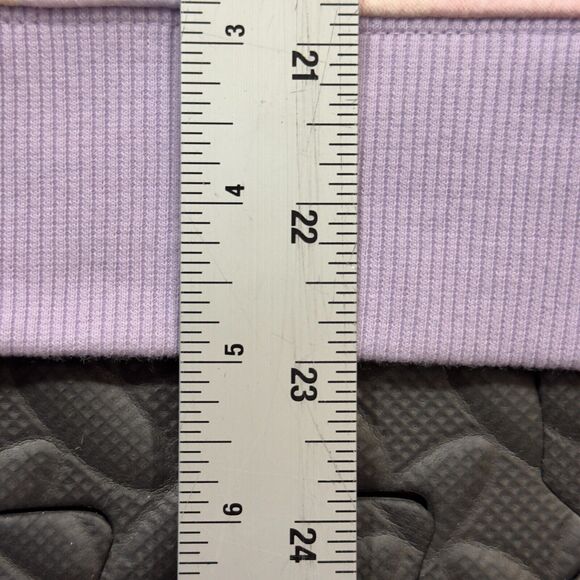 Wild Fable Sweatshirt Women Medium Pink Blue Square Print Pastel Fleece Pullover - Picture 5 of 6